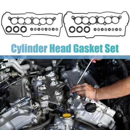 Set Engine Head Gasket Valve Cover Gasket for Toyota 4Runner 3.4L (1996–2002)