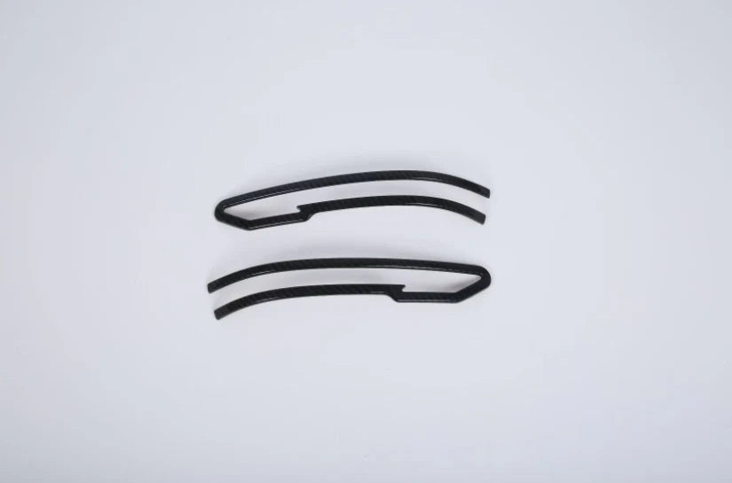 2 x Carbon Fiber Rearview Mirror Covers for Nissan Rogue X-Trail (2014-2020)
