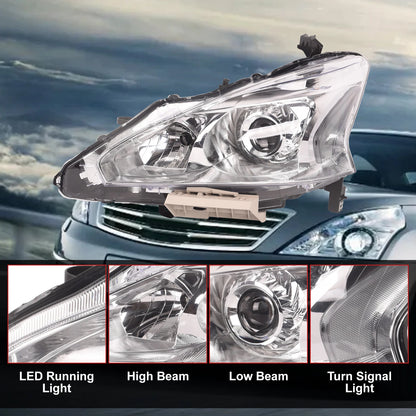 LH Headlight for Nissan Altima L33 ST/ST-L (2013-On) - Left Side Light