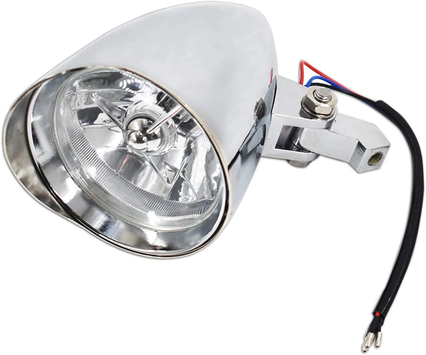 6" Chrome Bullet Headlight for Harley Sportster Chopper Bobber