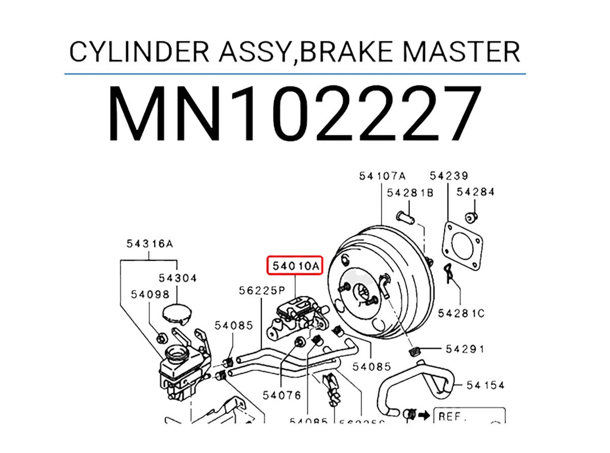 Brake Master Cylinder for Grandis / Space Wagon (2004-2011)