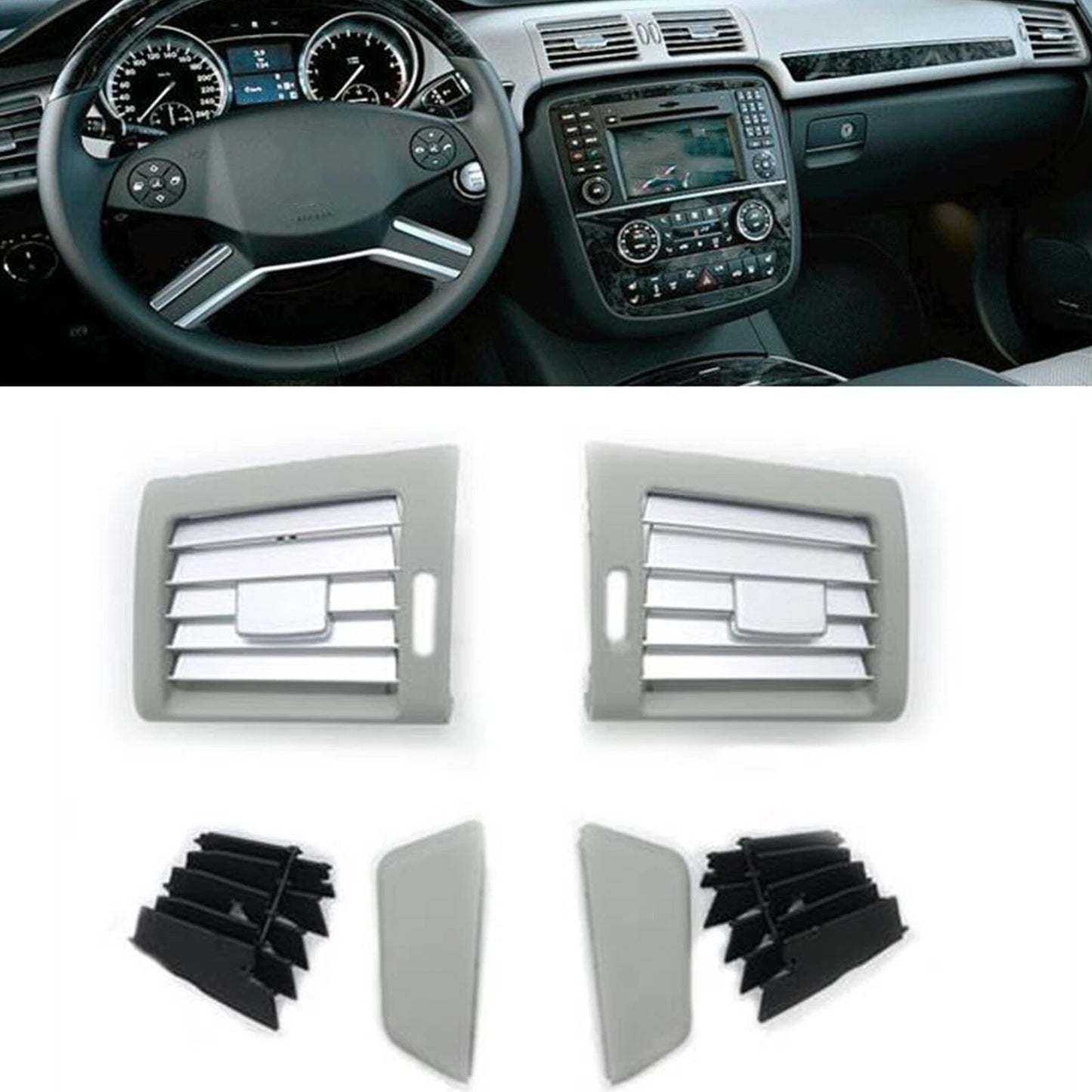 A/C Air Outlet Vents for Mercedes Benz R R300 R350 (2006-2012)