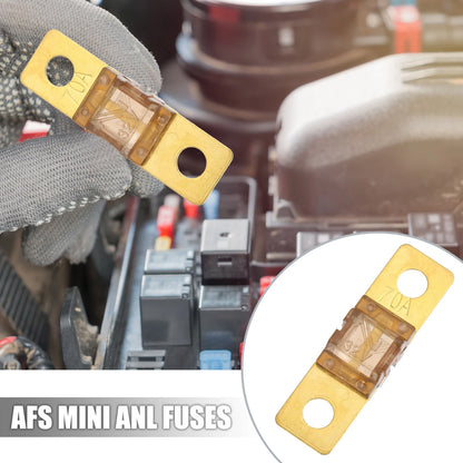 4pcs 70A 32V Bolt on AMI Fuse for Automotive Marine Audio Video System Brown