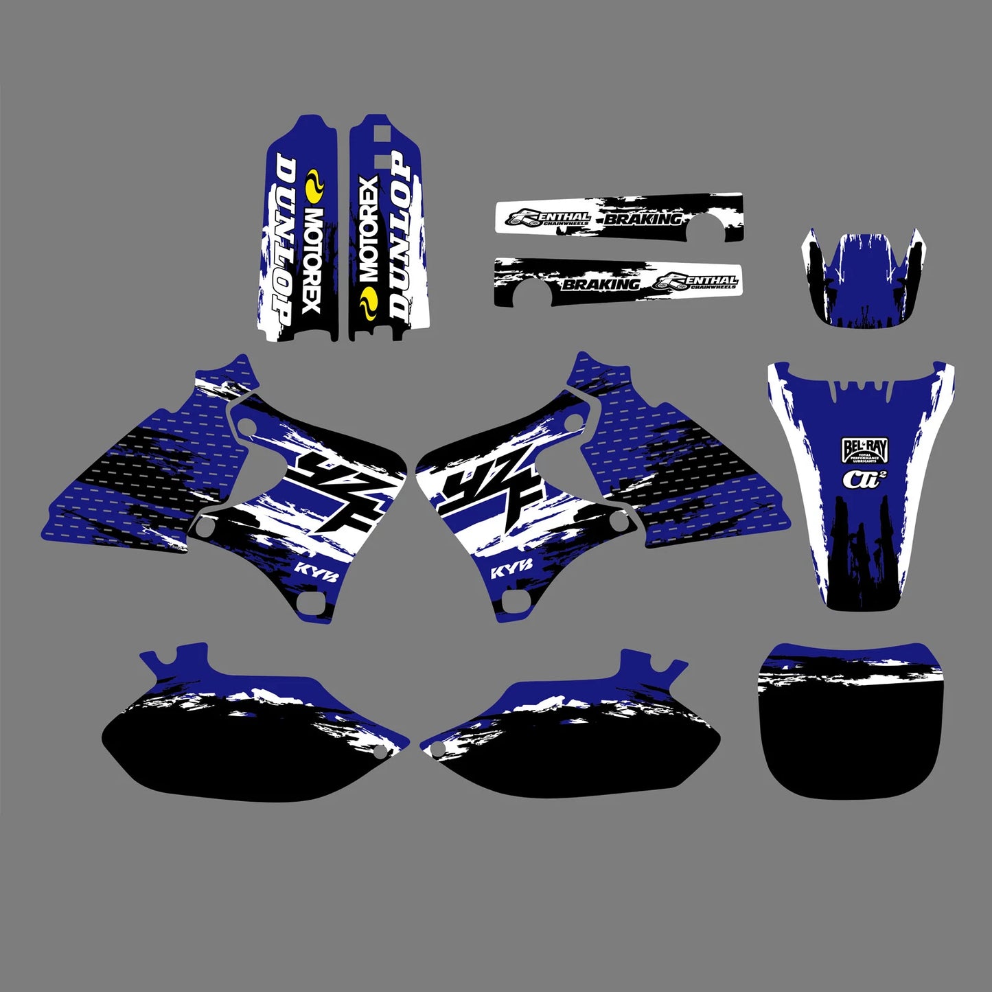 Graphics Decals Kit for Yamaha YZ 250F/400F/426F (1998-2002)