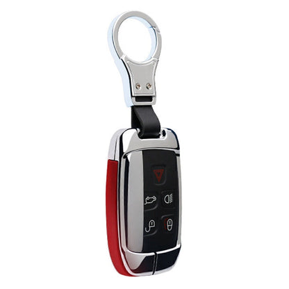 Leather Key Fob Cover Case for Land Rover Discovery, Range Rover, Jaguar