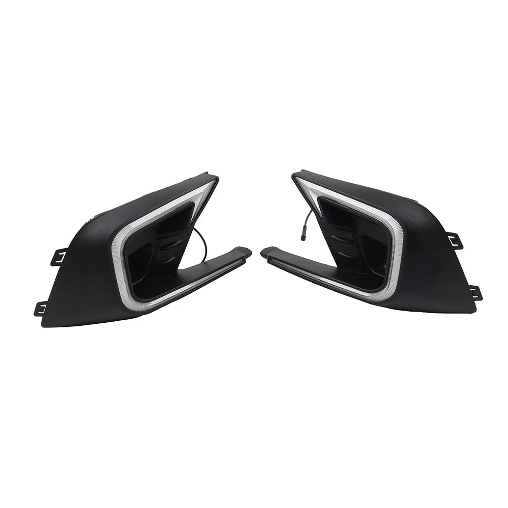 Daytime Running Lights with Turn Signal Fog Lamp Bezel for Honda Civic (2022-2024)