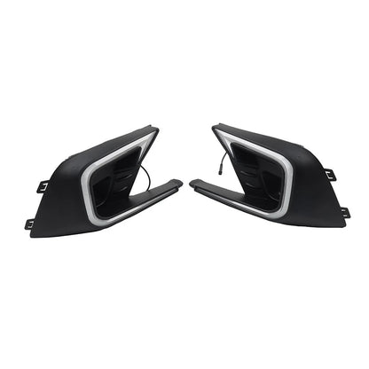Daytime Running Lights with Turn Signal Fog Lamp Bezel for Honda Civic (2022-2024)