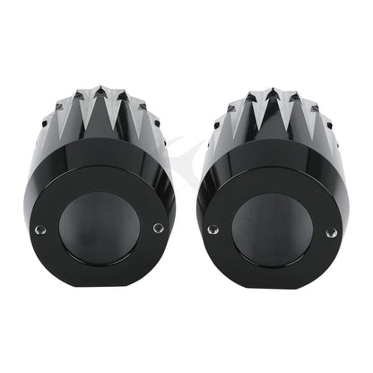 Aluminum Upper Fork Slider Covers for Harley Road King Electra Glide (84-13)