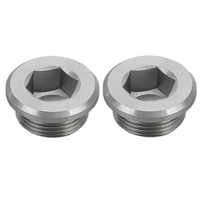 2 x Rear Axle Differential Drain Plugs with O-Rings for BMW F01 F10 F30 F32 G30