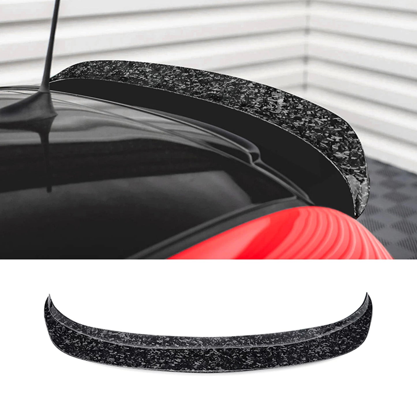 Rear Boot Spoiler Lip Wing Kit for Fiat 500 Abarth (2012-2019)