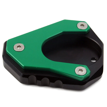 Green Foot Stand Side Extension Plate for KAWASAKI Ninja 400, Versys 650 (2018-2023)