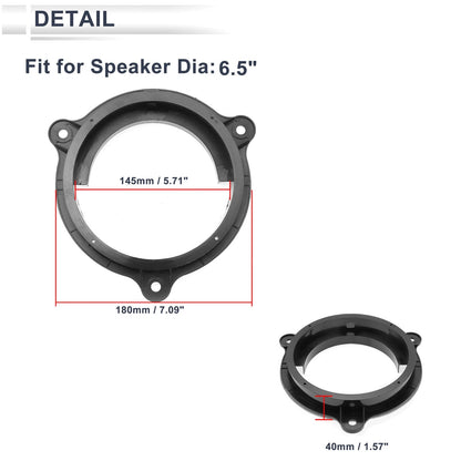 6.5" Speaker Spacer Ring Adaptor for Nissan  -  Set