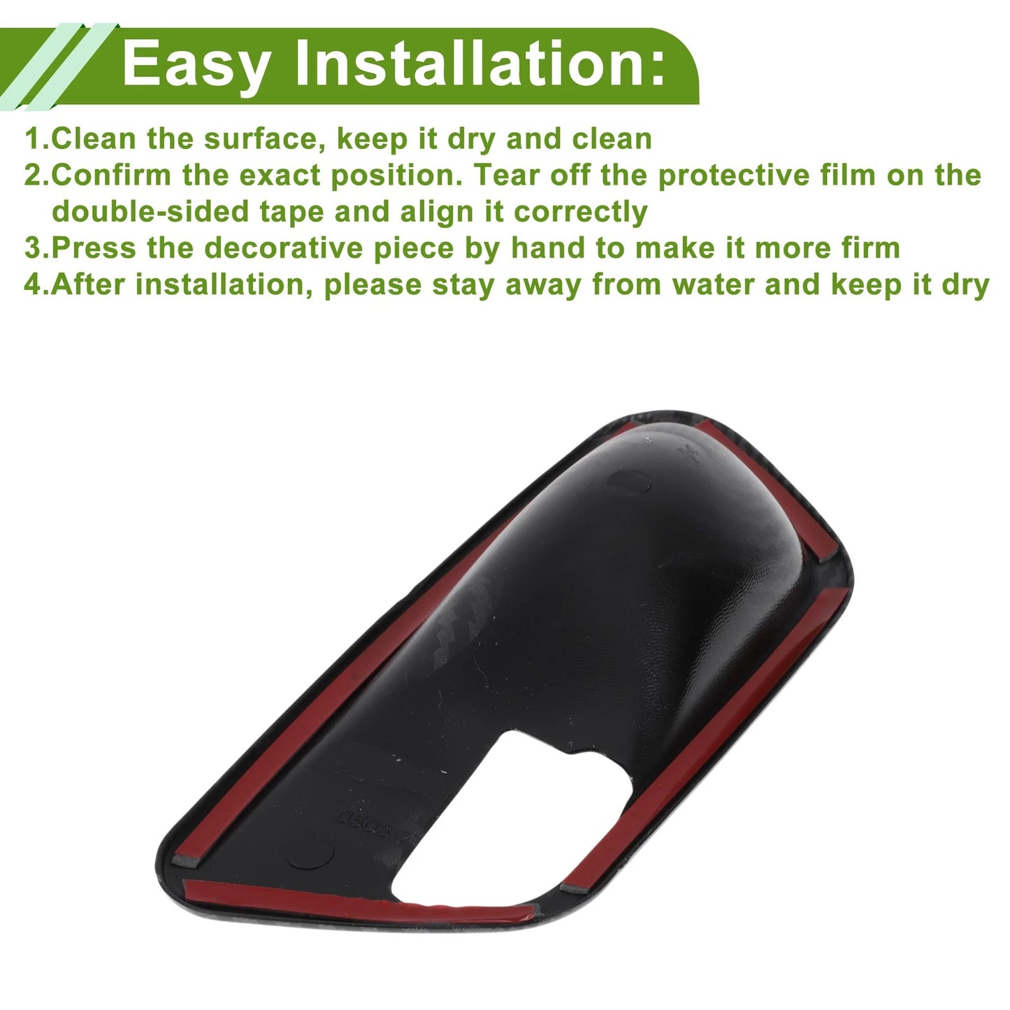 Interior Door Handle Bowl Cover Trim for BMW 3 Series (2013-2018) - 4 Pcs