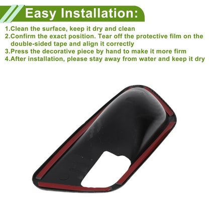Interior Door Handle Bowl Cover Trim for BMW 3 Series (2013-2018) - 4 Pcs