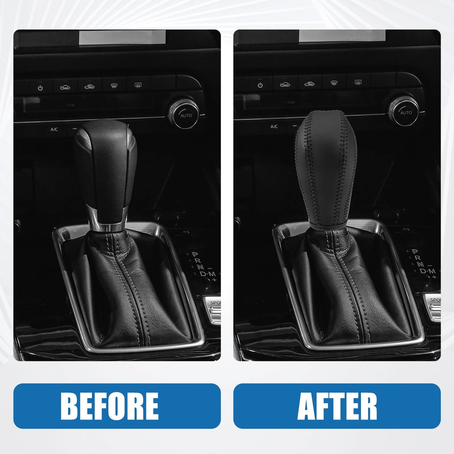 1x Gear Shift Head Knob Cover Transmission Lever Trim for BMW E60 (2005-2008)
