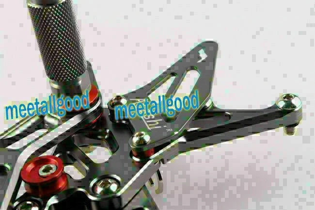 Motorcycle Rearset Footpeg for Kawasaki Ninja ZX10R (2006-2007) Grey