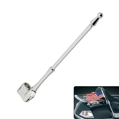 Rear Mount Luggage Rack Antenna Flag Pole for Honda Goldwing GL1800 (2001-2023)