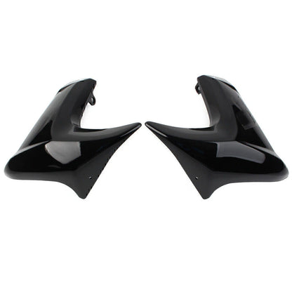Gloss Black ABS Radiator Cap Compression Plate for Kawasaki ER6N (2012-2016)