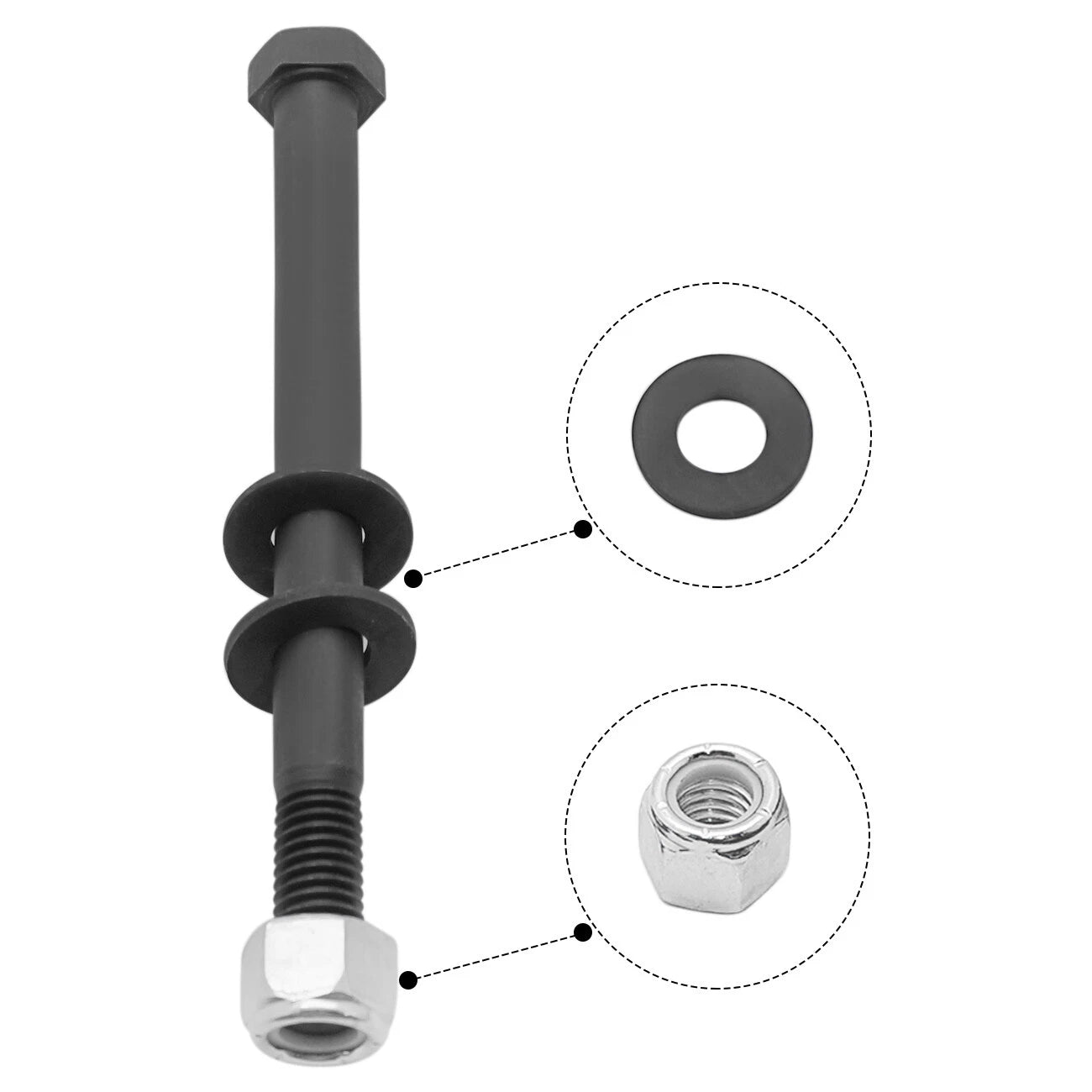 Spindle Pin Tube Bushing Kingpin Tube Kit for EZGO TXT/PDS