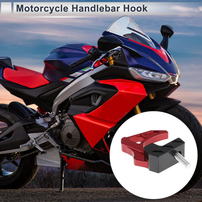 Square Aluminum Alloy Motorcycle Hanging Hook 50mm Length 1 Set for Motorcycle