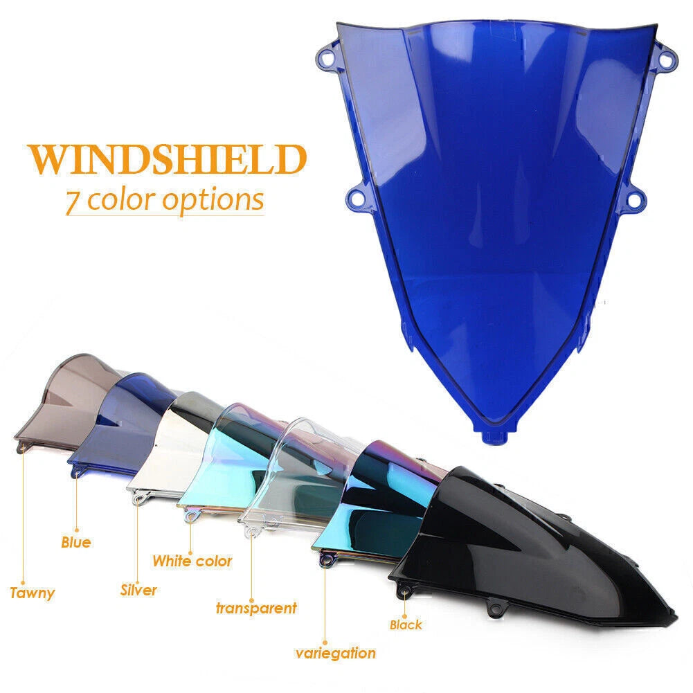 Blue Windshield for Honda CBR650R (2019-2023)
