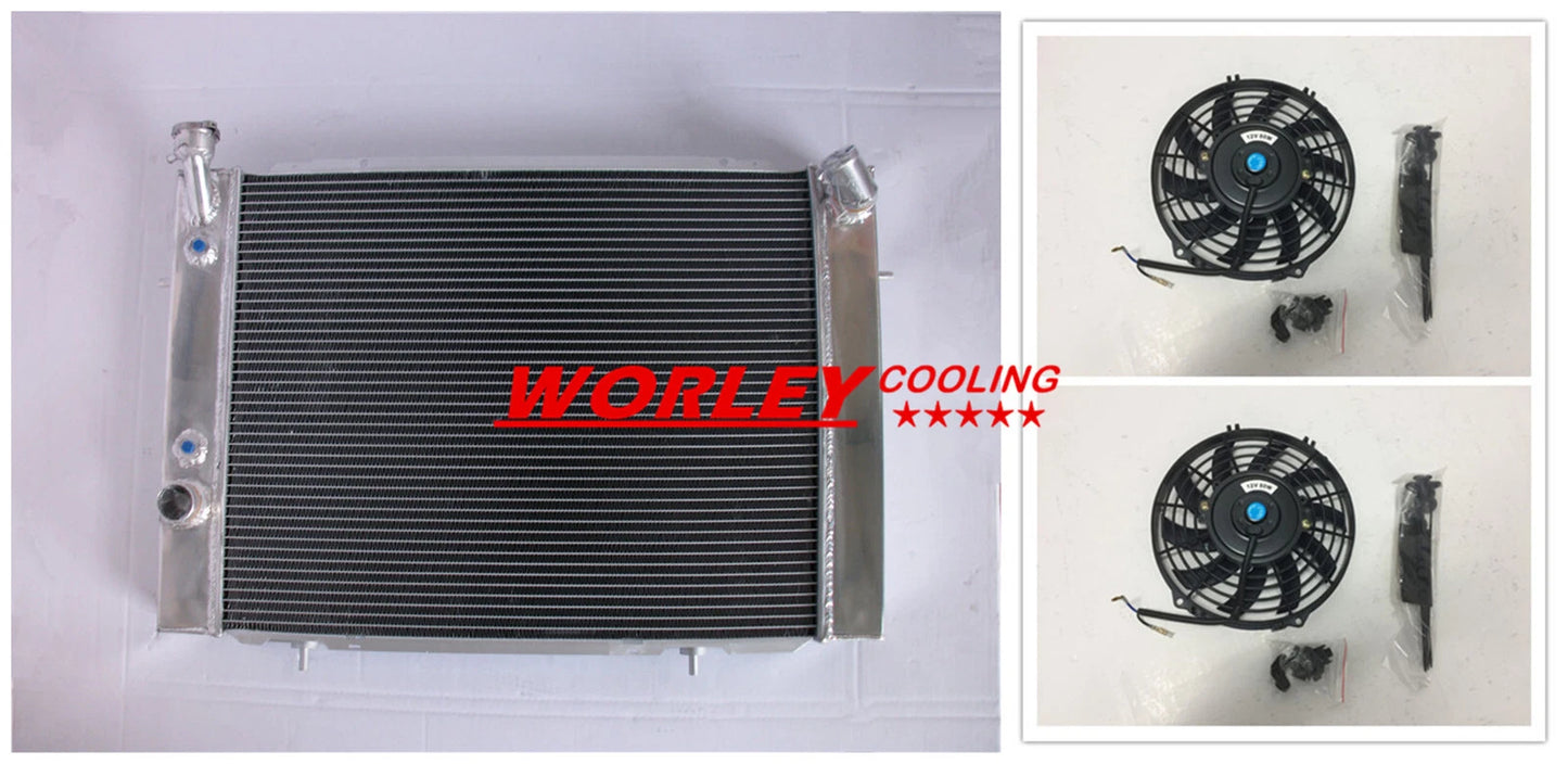 Radiator + 2 Fans for Holden Commodore VB VC VH VK V8 (1979-1985)