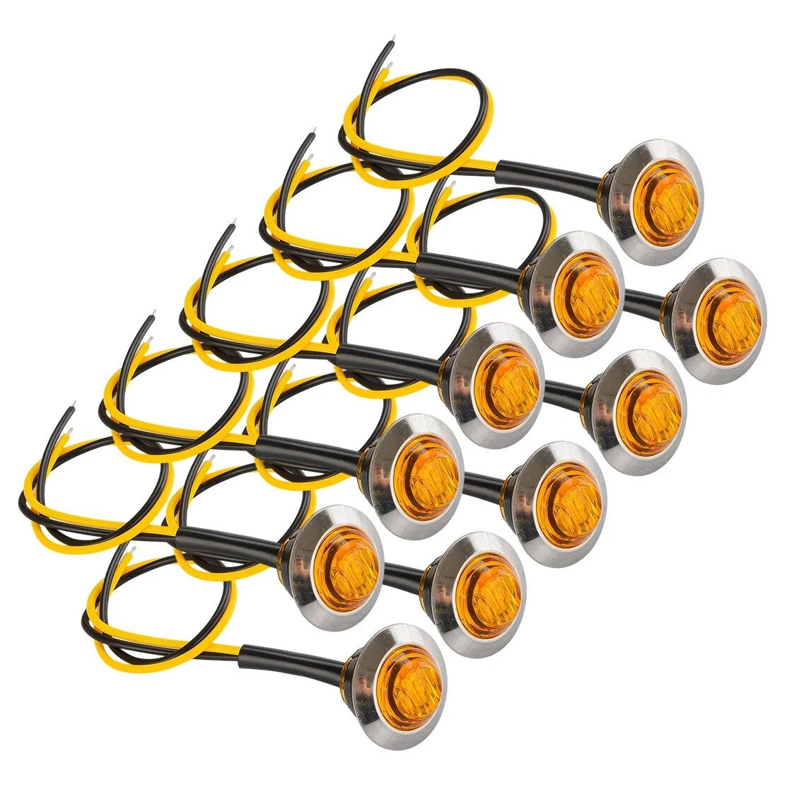 3 x 3/4" LED Side Marker Lights for Land Rover Series Classic (1968-1984)