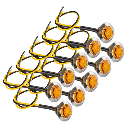 3 x 3/4" LED Side Marker Lights for Land Rover Series Classic (1968-1984)