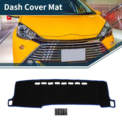 Dashboard Dash Cover Mat / 1 Set for TOYOTA Aqua NHP (2011–2021)