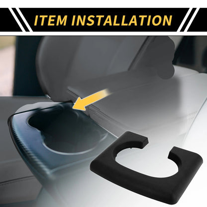 Center Console Cup Holder Pad for Ford F-150 (2004-2014) Black Replacement