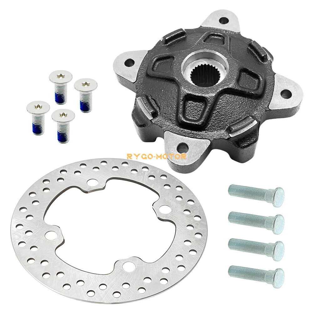 Front Wheel Hub & Disc Rotor for Polaris Ranger 800 Ranger Crew 800 (2009–2014)