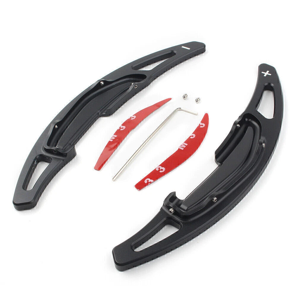 2 x Black Steering Wheel Shift Paddle Shifters for BMW M2 M3 M4 M5 M6 X5M