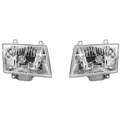 Headlights Pair LH+RH for Mazda Bravo UN B2500 B2600 Ute (2002 - 2006)