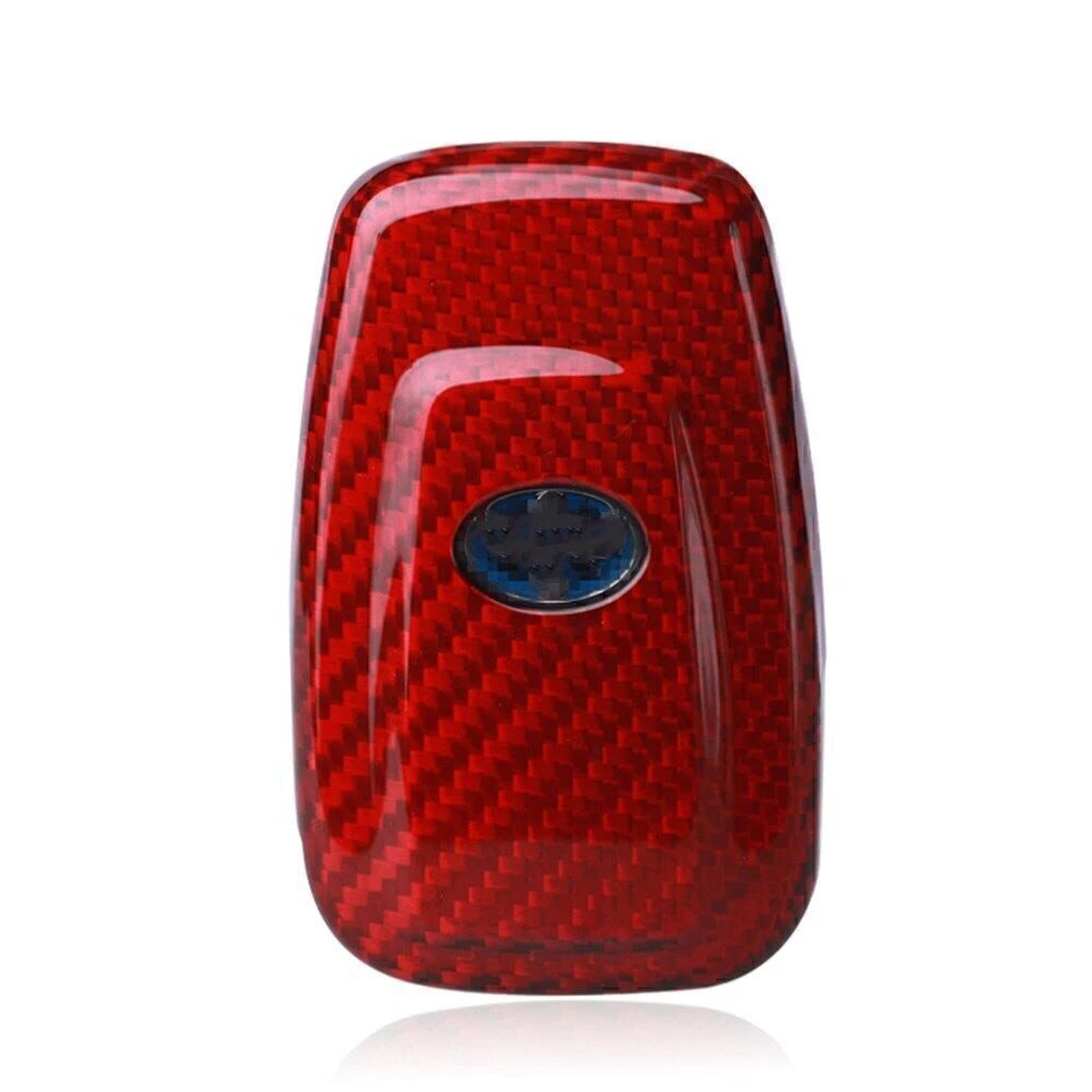 Red Carbon Fiber Smart Key Case Cover for Toyota C-HR (2016-2019)