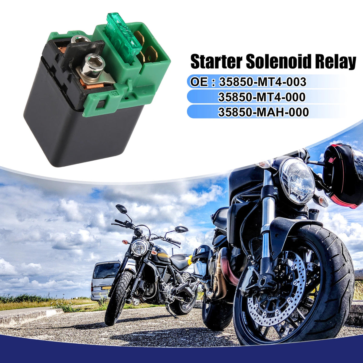 Starter Solenoid Relay for Honda CB500X CB750 CRF450X (2013-2023)
