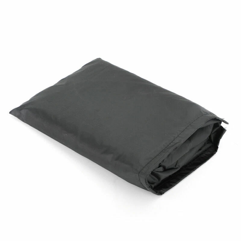 Folding Cover for Motorcycle Scooter - Black Waterproof (F3)