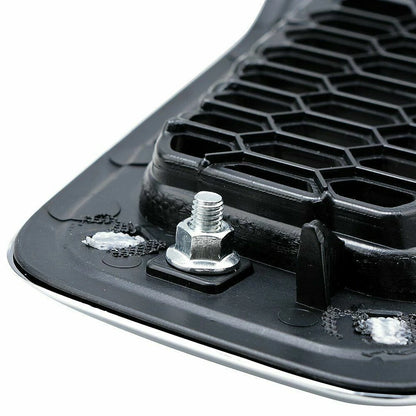 7 x Honeycomb Mesh Grill Inserts for 2014-2018 Jeep Cherokee Chrome Covers