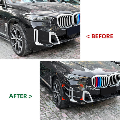 Carbon Look Front Side Air Vent Trim Cover for BMW X5 G05 (2023-2025)