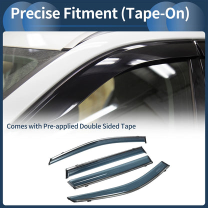 Window Deflectors  Side Vent Visors for Subaru Outback (2010-2014)