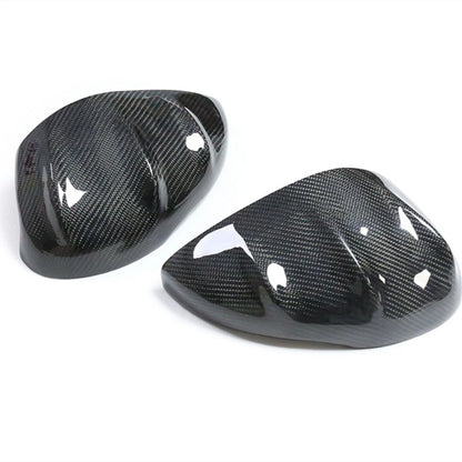 2 x Rear View Mirror Covers for Honda Civic 11th Gen (2022-2023) Black Carbon Fiber