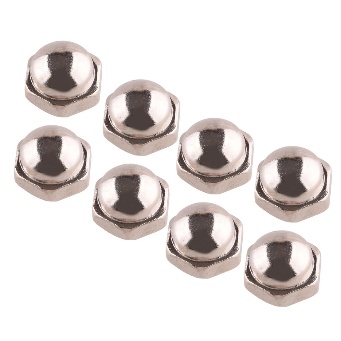 8 Pcs M10x1.25 Hex Cap Nut Domed for Suzuki Kawasaki