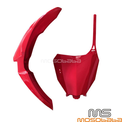 Dirt Bike Fender & Front Number Plate Set for Honda CRF250R CRF250RX CRF450RX (2020)