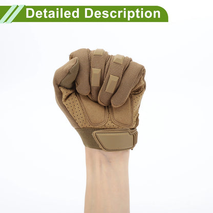 1 x Universal L Motorcycle Gloves for Outdoor On-Road/Off-Road/Mountain Brown