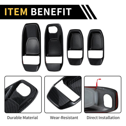 Door Handle Bowl Cover Set for Jeep Wrangler JL JLU (2018-2023)