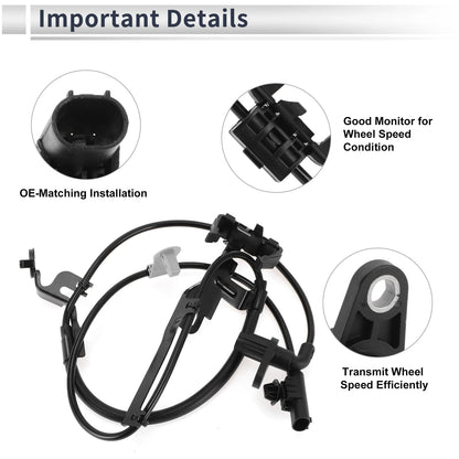 ABS Wheel Speed Sensor for Toyota Venza (2009-2015) - 1 Pcs Front Right