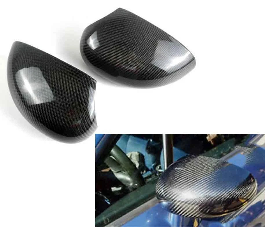 Carbon Fiber Add-on Side Mirror Cover Caps for Audi TT 2000-2006