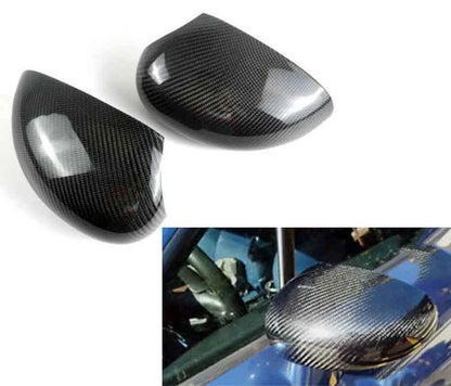 Carbon Fiber Add-on Side Mirror Cover Caps for Audi TT 2000-2006