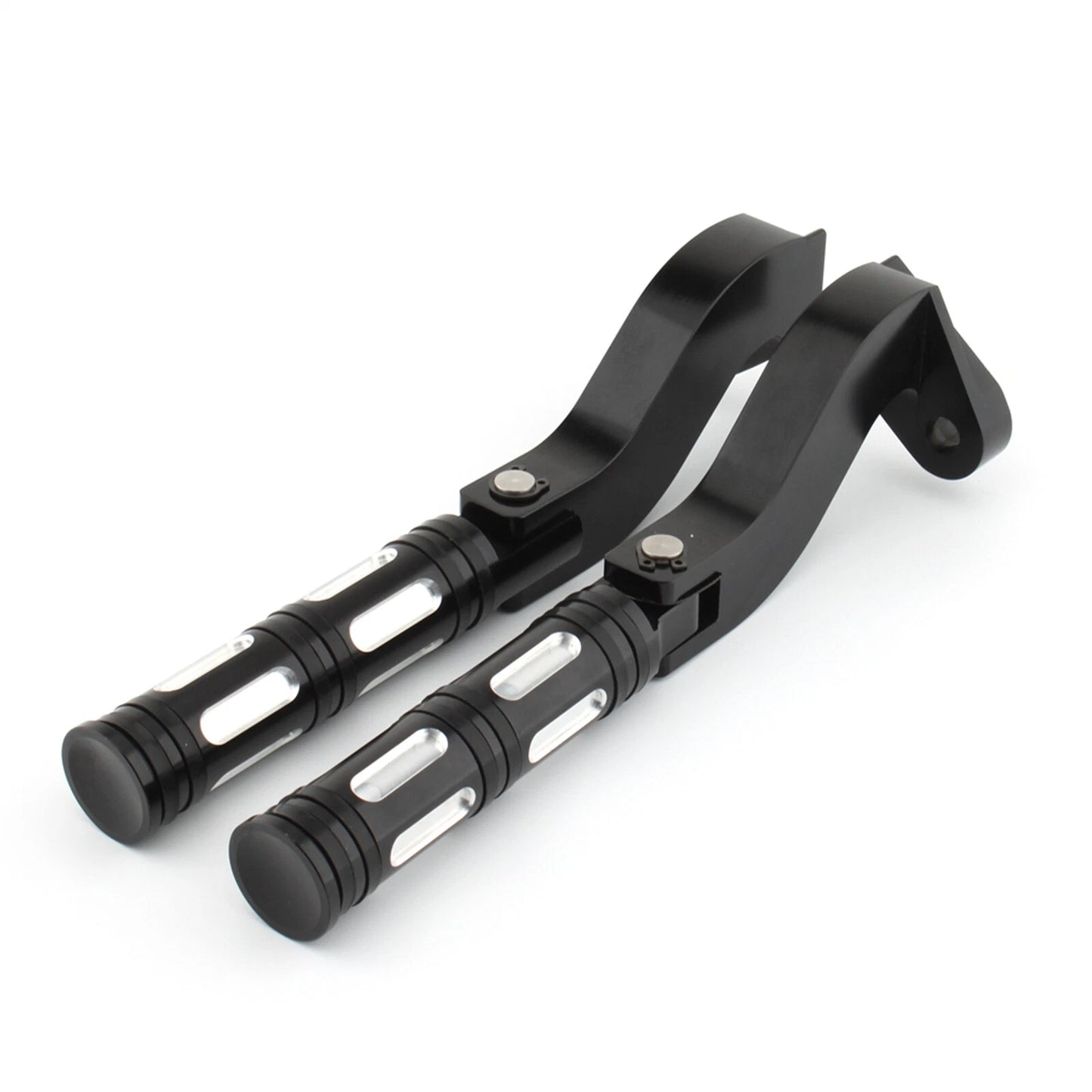 Set of Black Rear Foot Pegs for Harley Touring (1993-2023)