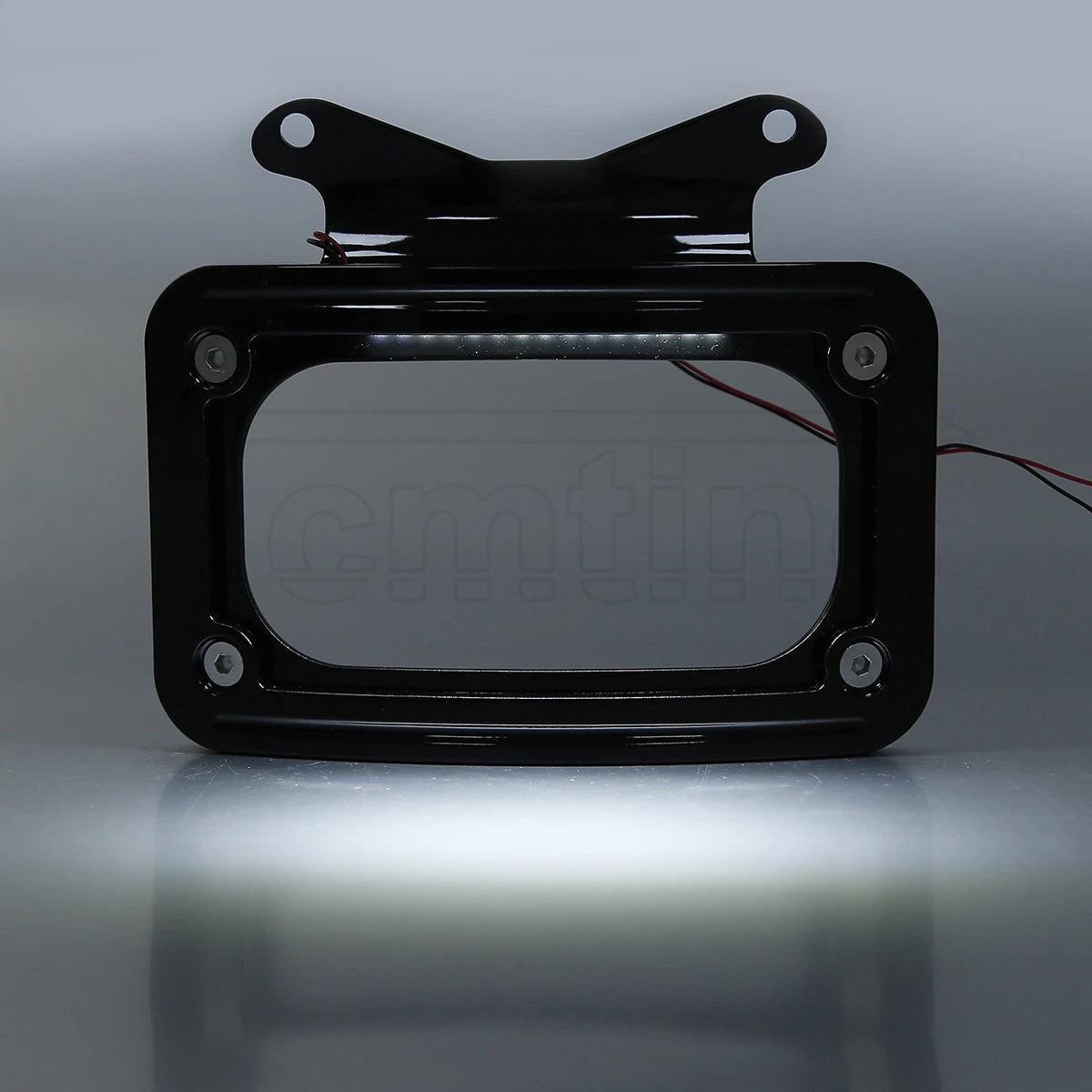 Curved License Plate Frame LED Light for Harley FLHRXS Road King (2017-2025)
