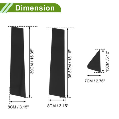 6 x Pillar Window Trim for Chevy Trailblazer (2021 - 2024) Black